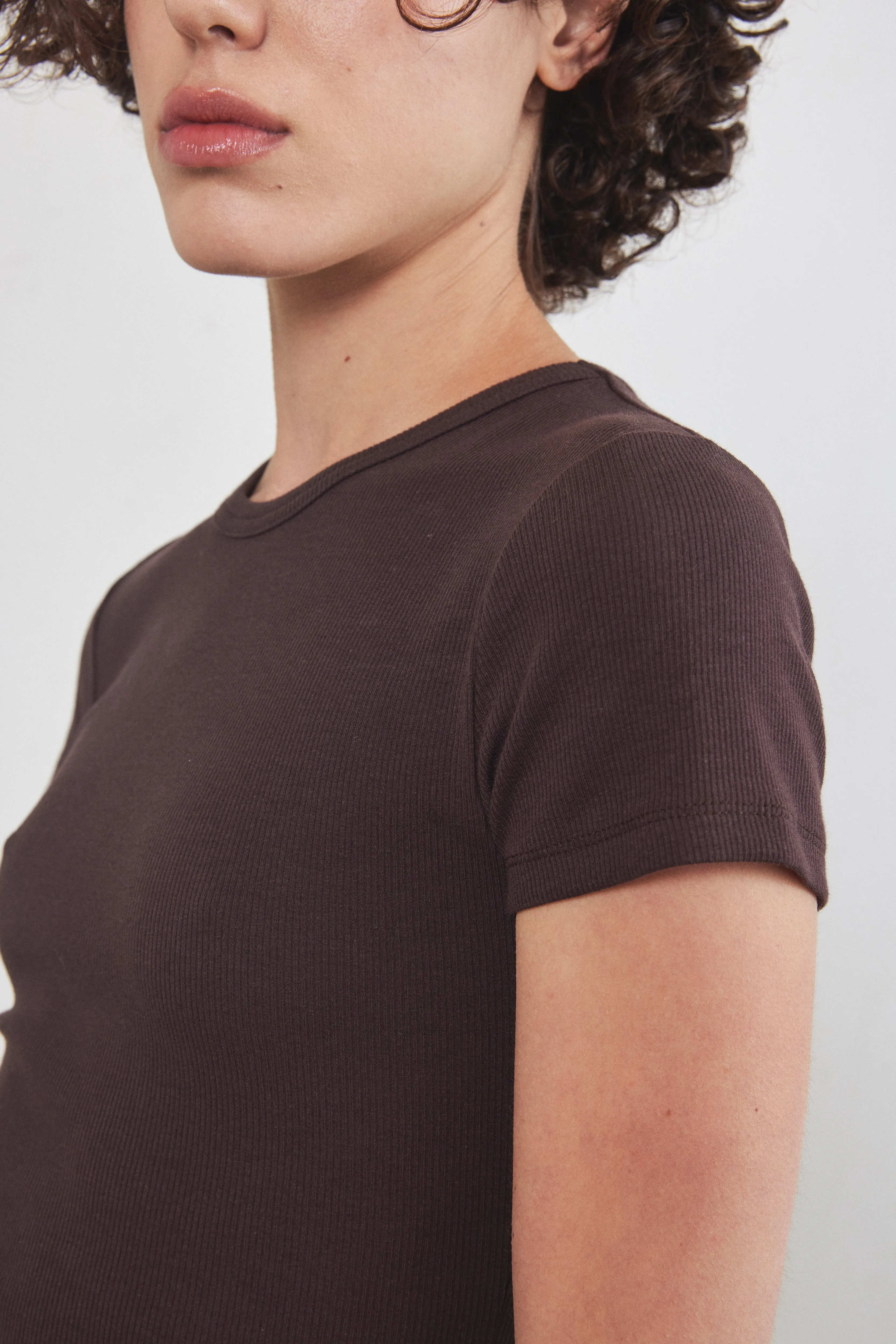 Ribbed T Shirt sold by Dé Rococo product image thumbnail 5