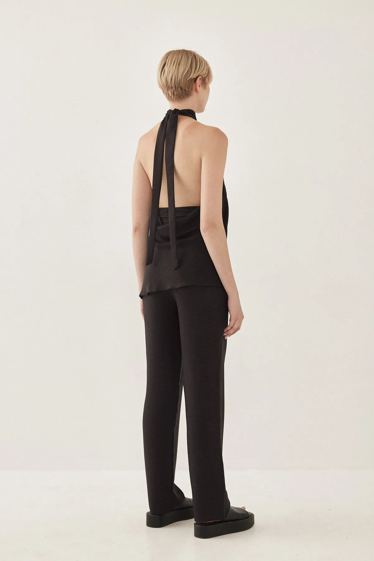 Crossover Open Back Tank Top sold by Dé Rococo product image thumbnail 5