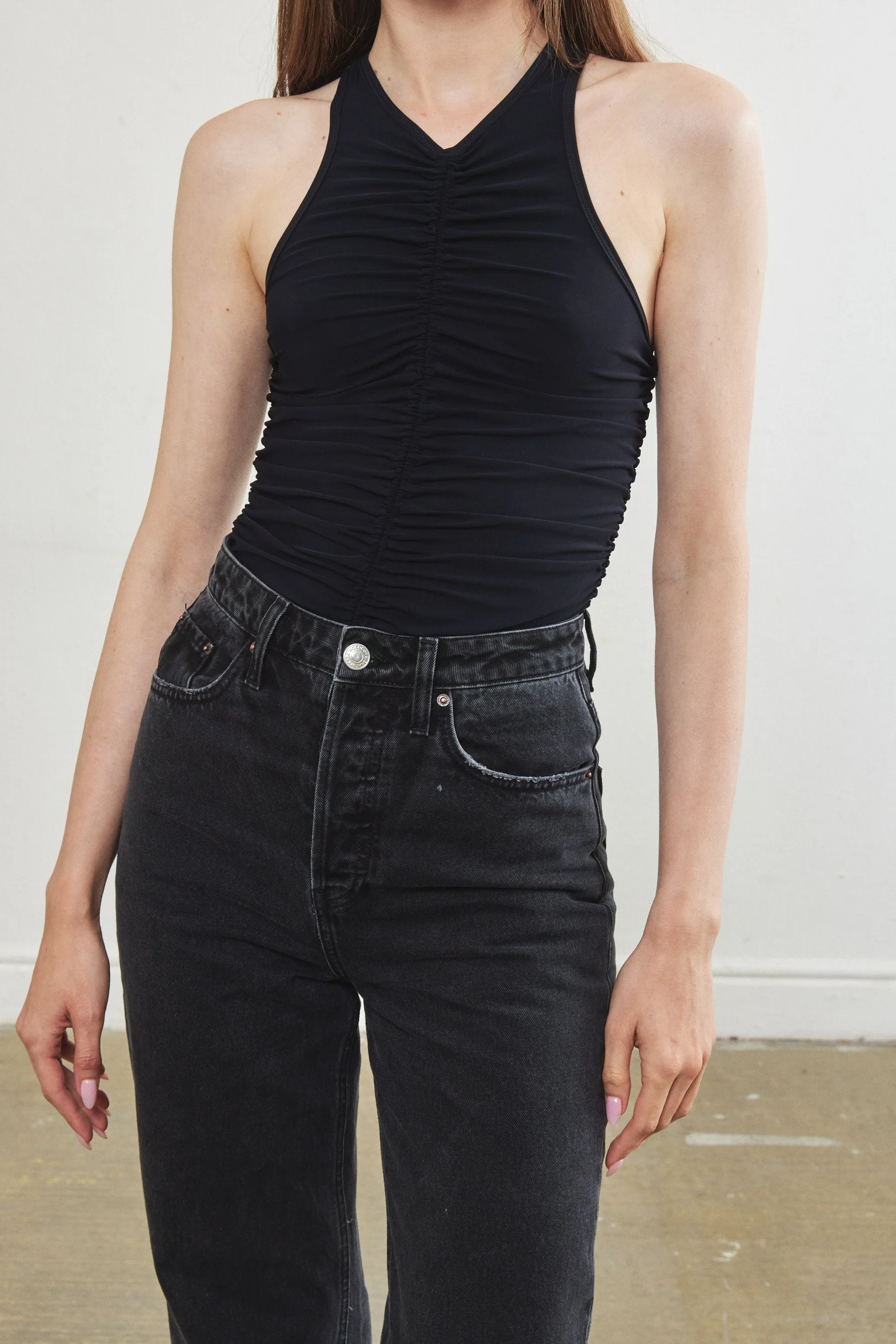 Gathered Soft Jersey Top sold by Dé Rococo product image thumbnail 3