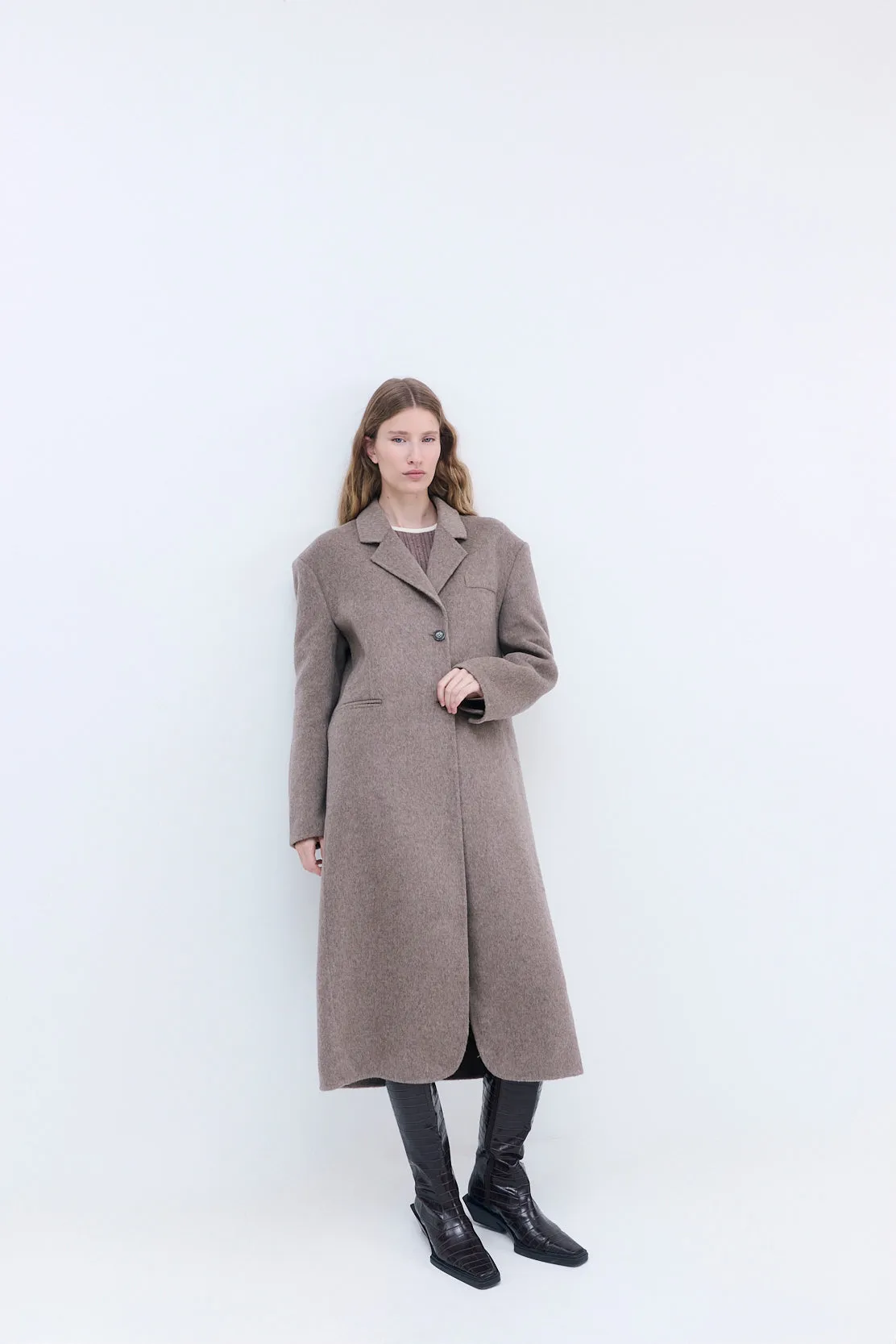 Double Wool Coat sold by Dé Rococo product image thumbnail 3