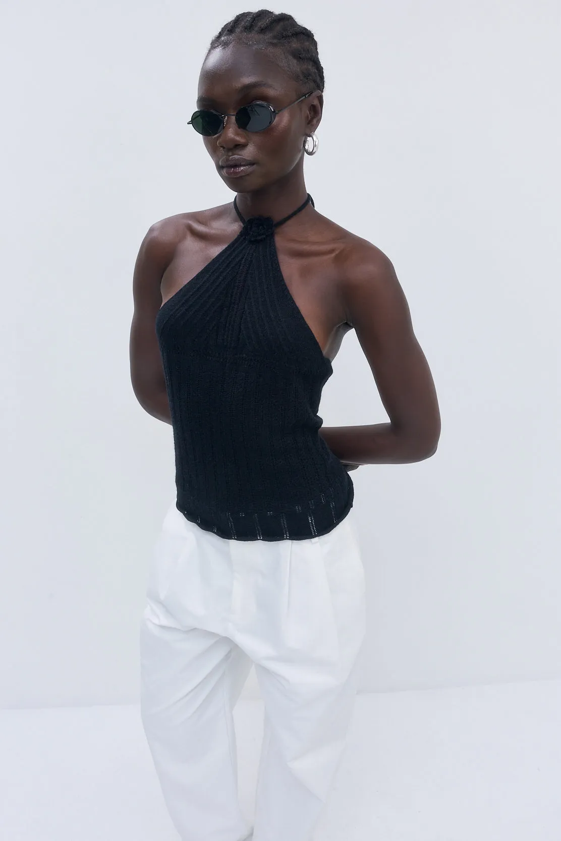 Fuzzy Halter Top sold by Dé Rococo product image thumbnail 3