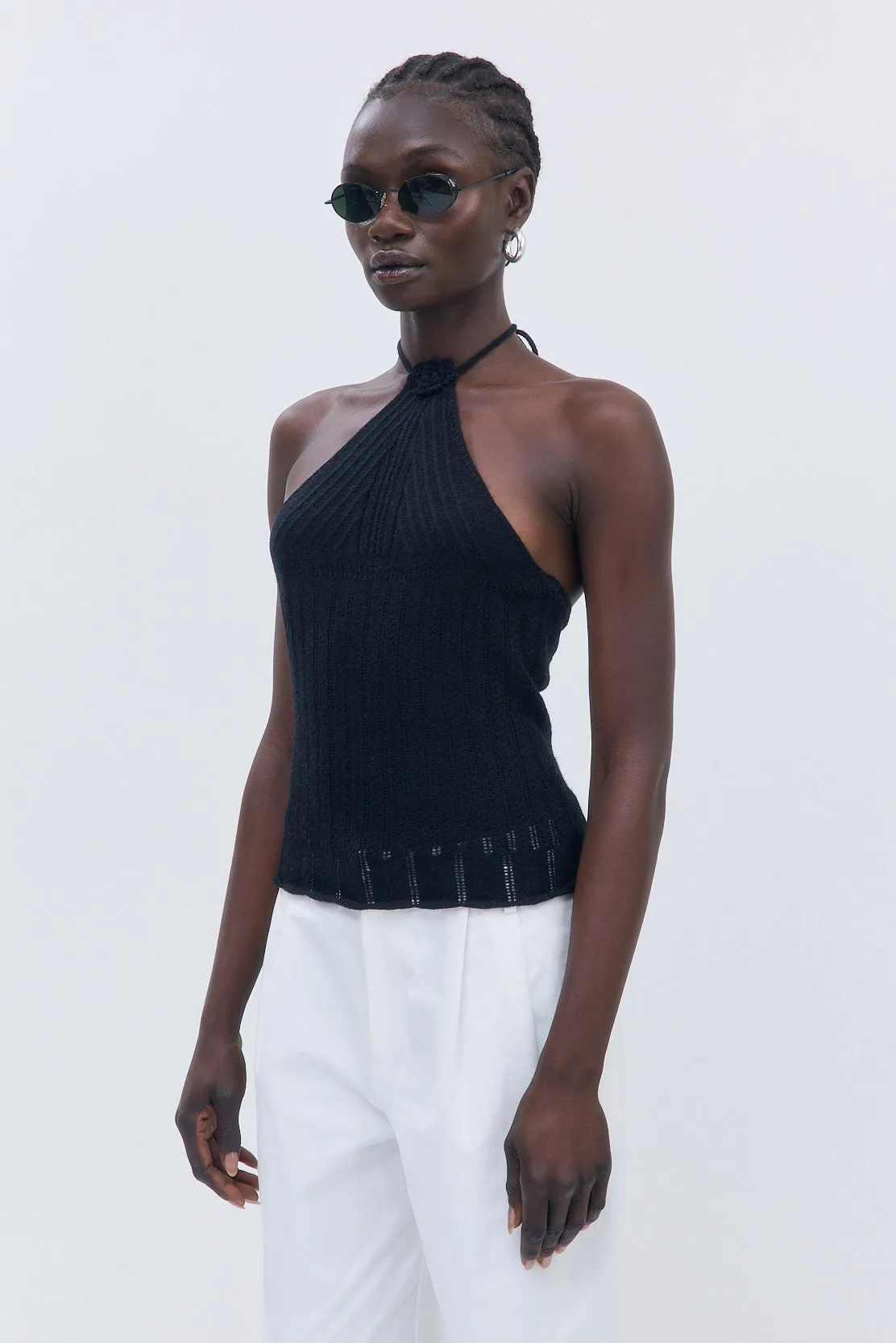 Fuzzy Halter Top sold by Dé Rococo product image thumbnail 4