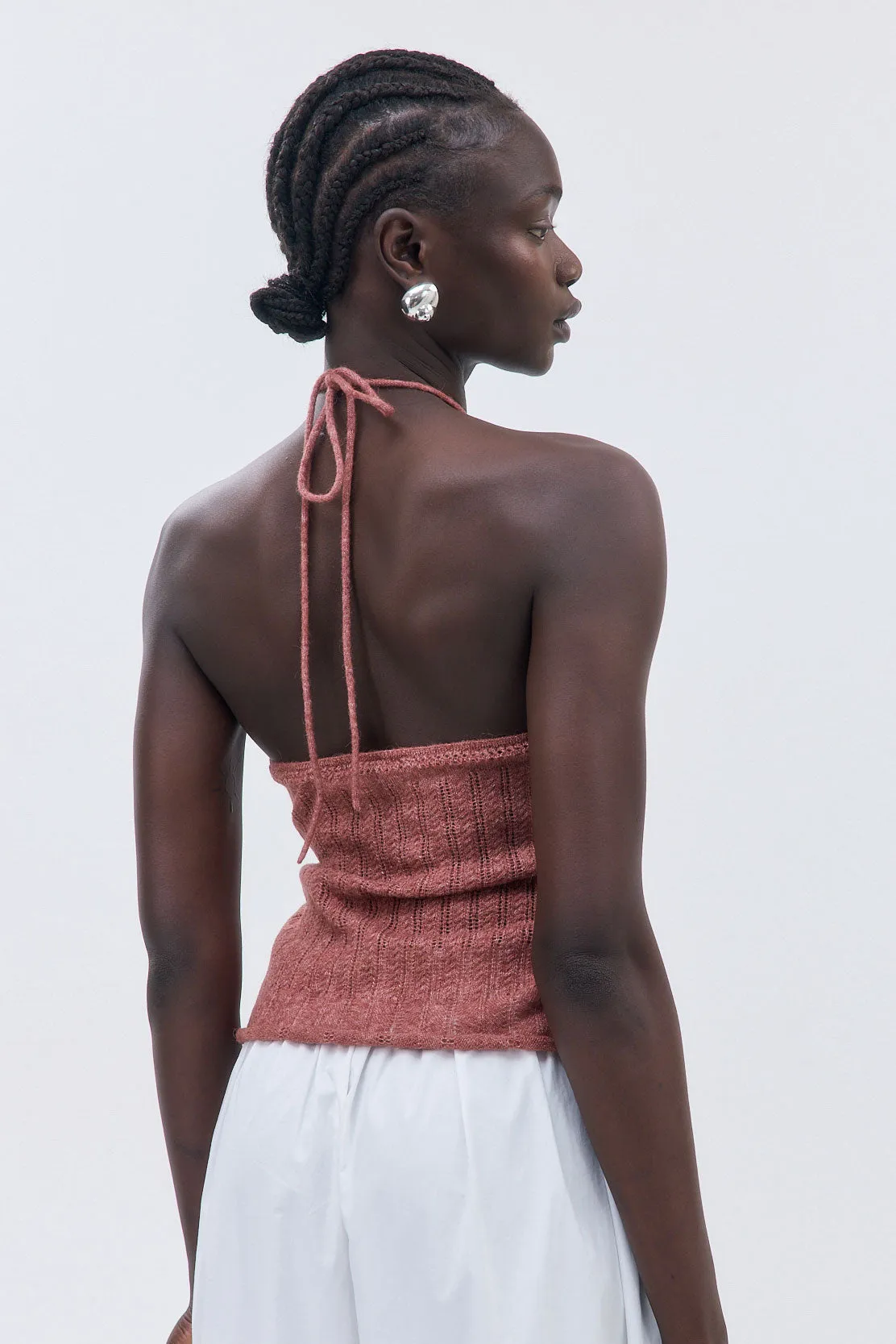 Fuzzy Halter Top sold by Dé Rococo product image thumbnail 5