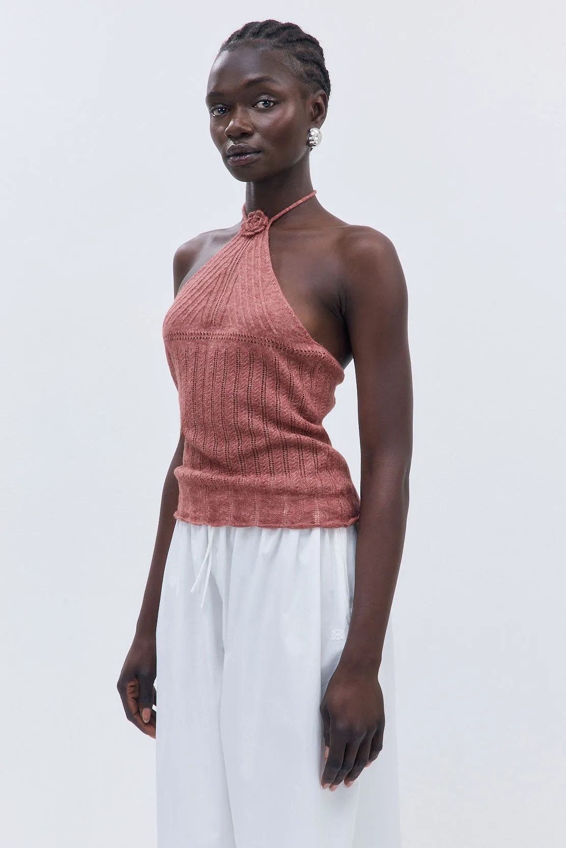 Fuzzy Halter Top sold by Dé Rococo product image thumbnail 4