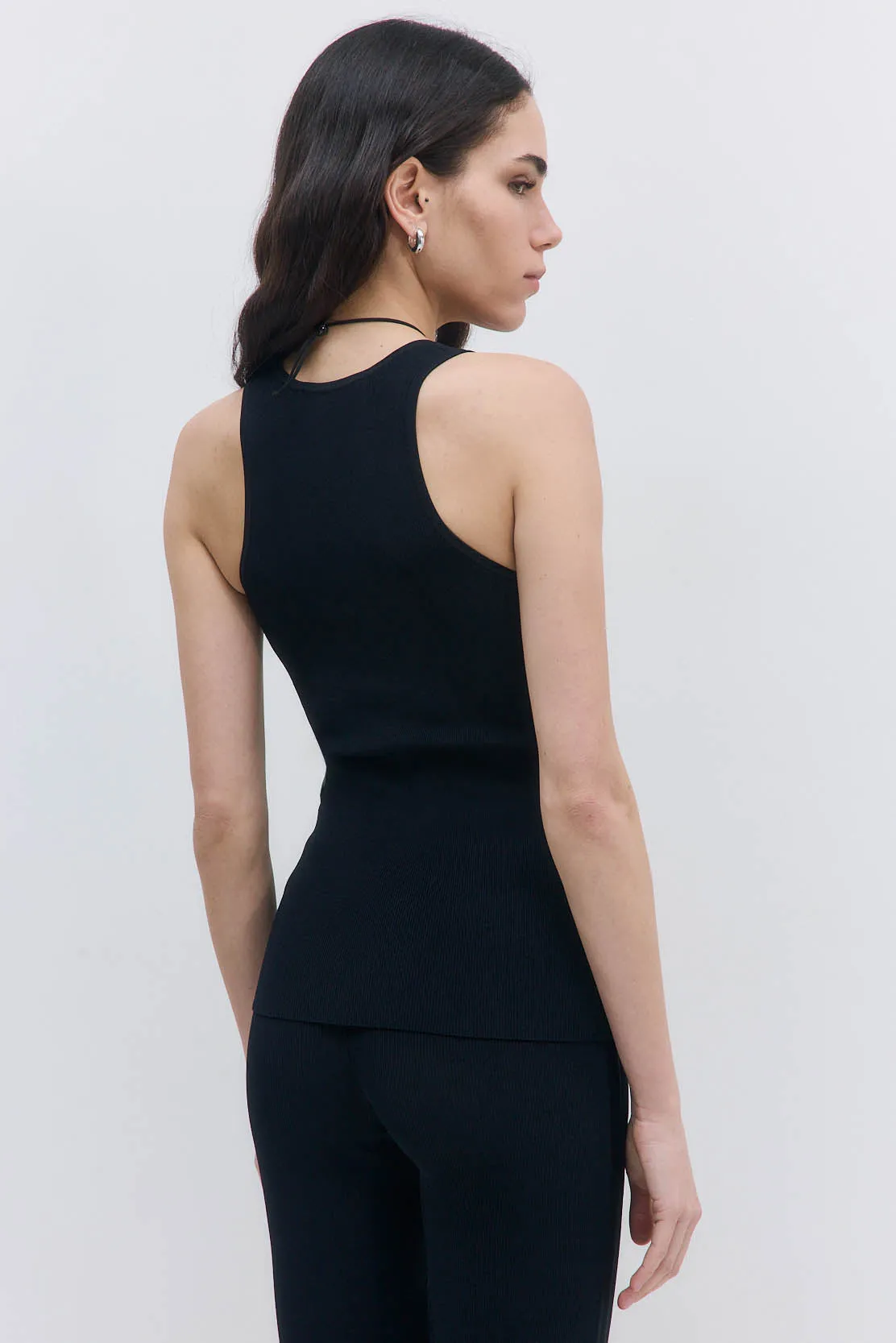 Tight Ribbed Tank Top sold by Dé Rococo product image thumbnail 5