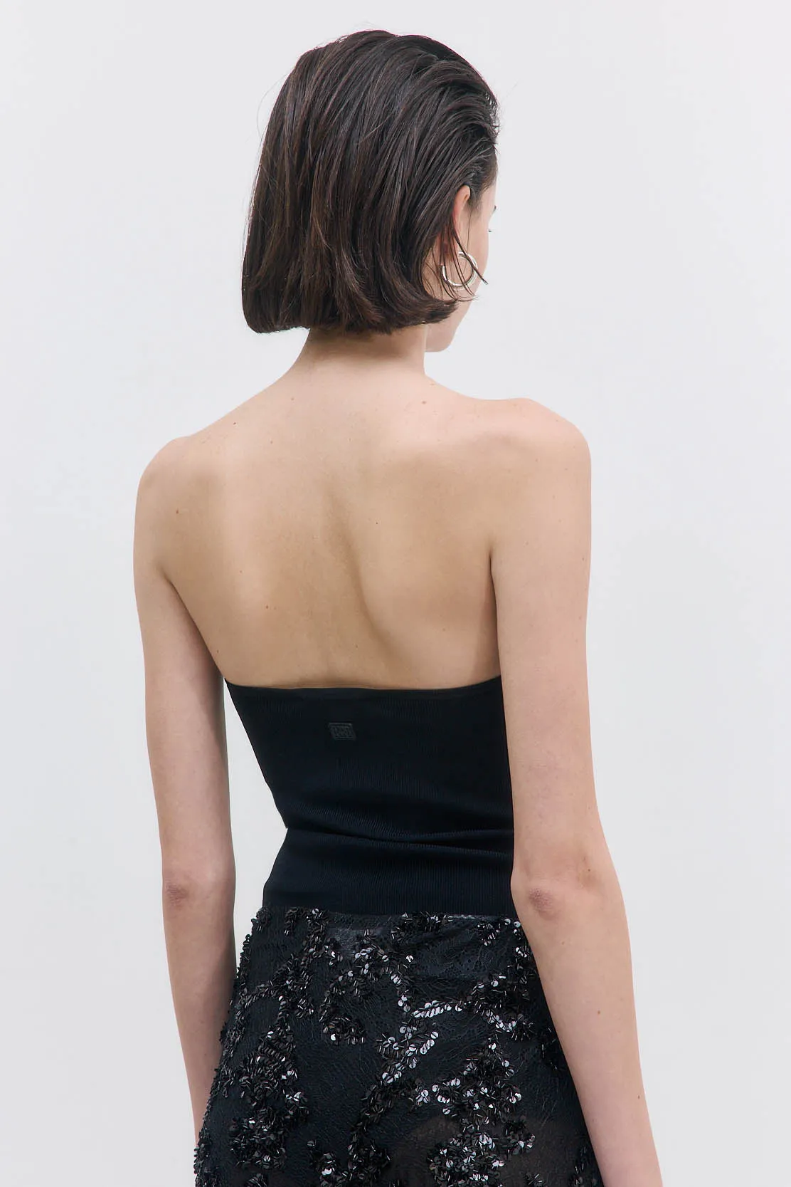 Tight Ribbed Strapless Top sold by Dé Rococo product image thumbnail 5