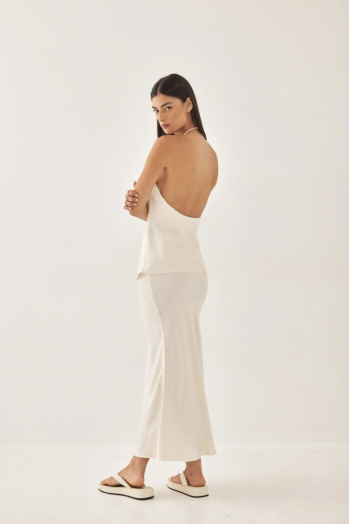 Satin Slip Skirt sold by Dé Rococo product image thumbnail 5