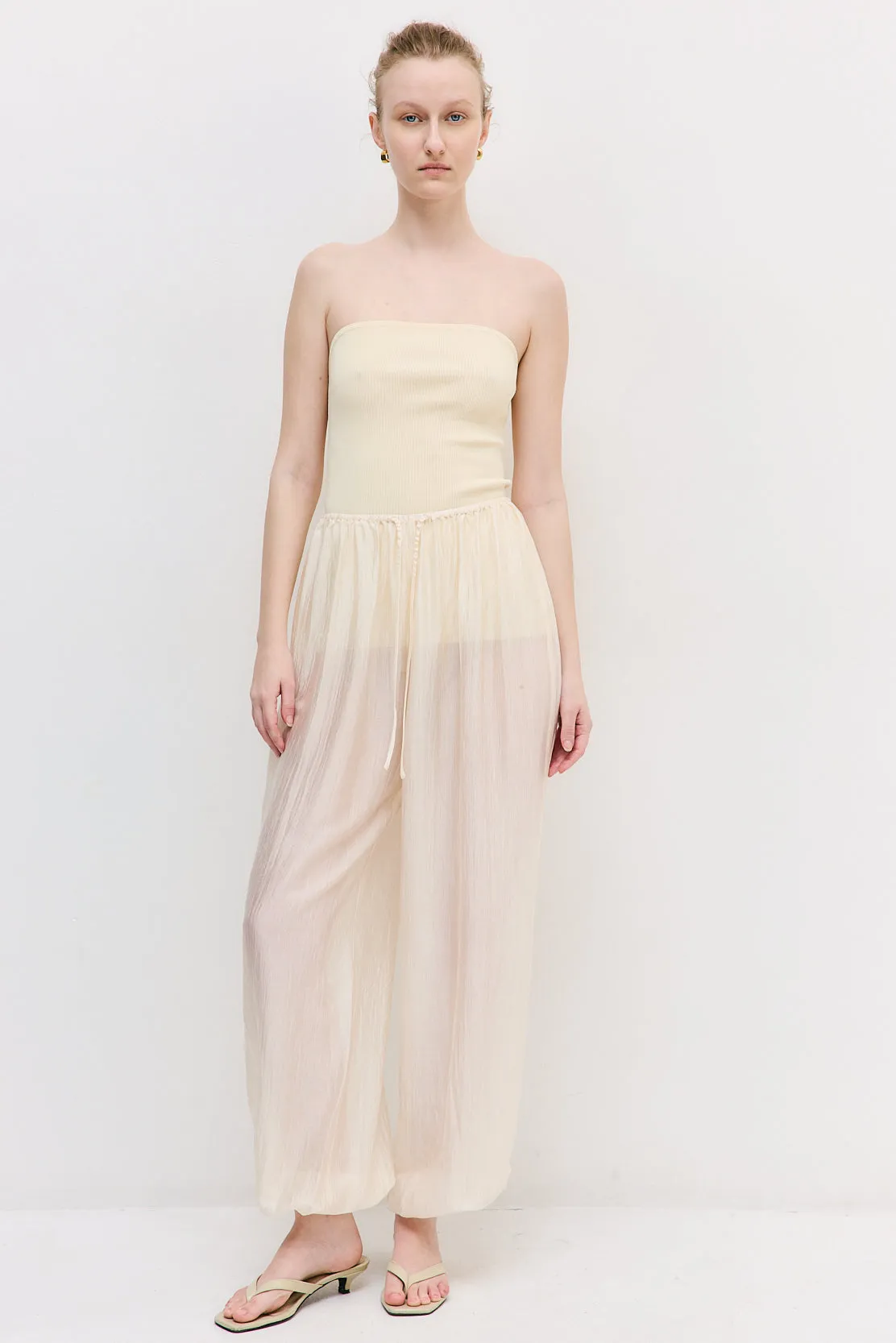 Semi Sheer Chiffon Balloon Pants sold by Dé Rococo product image thumbnail 3