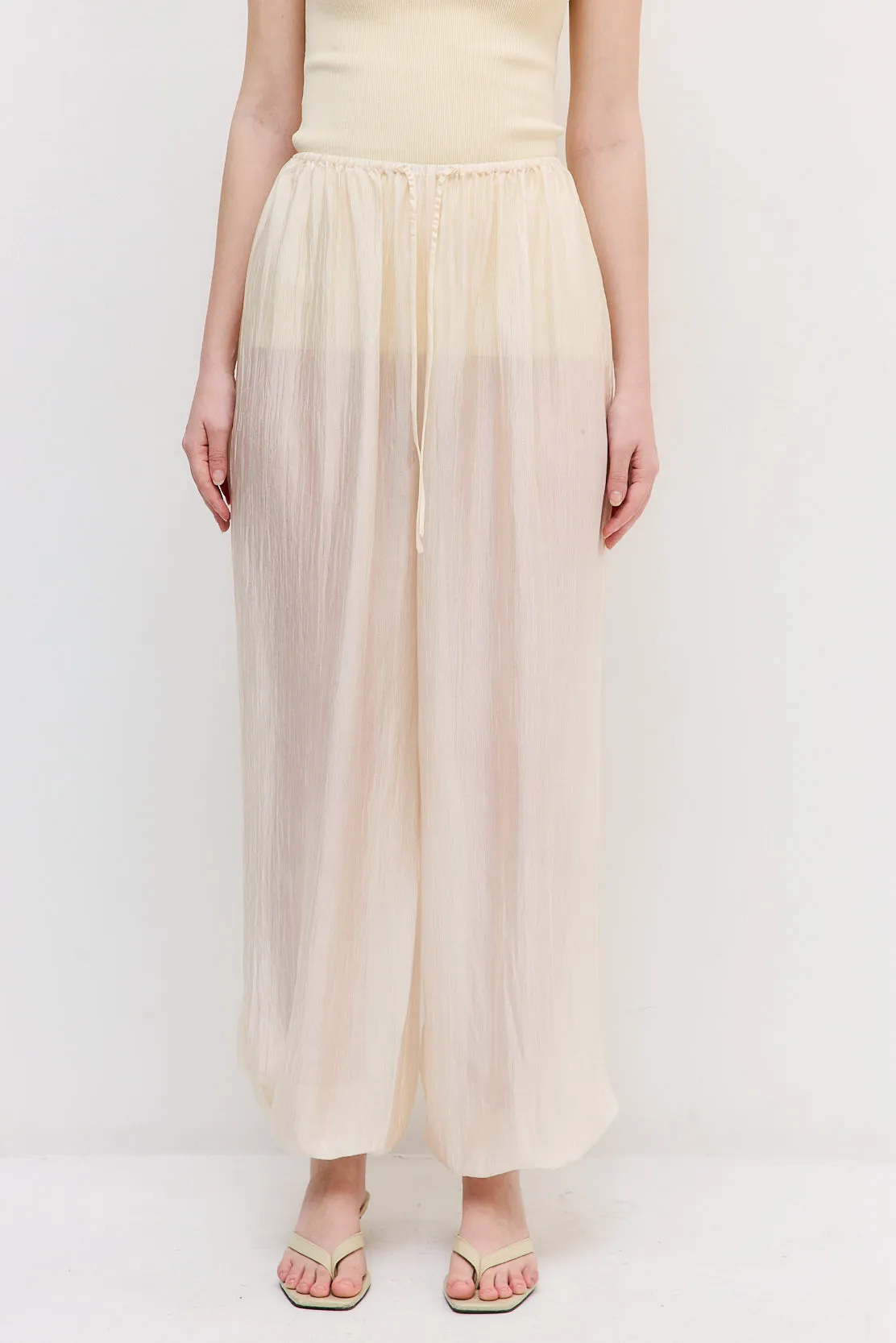 Semi Sheer Chiffon Balloon Pants sold by Dé Rococo product image thumbnail 4