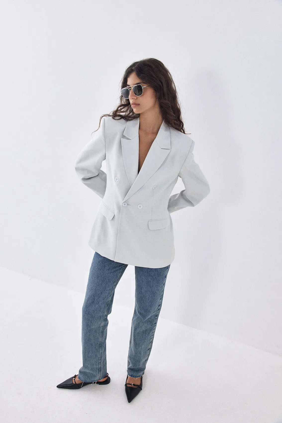 Fitted Waist Daddy Blazer sold by Dé Rococo product image thumbnail 3