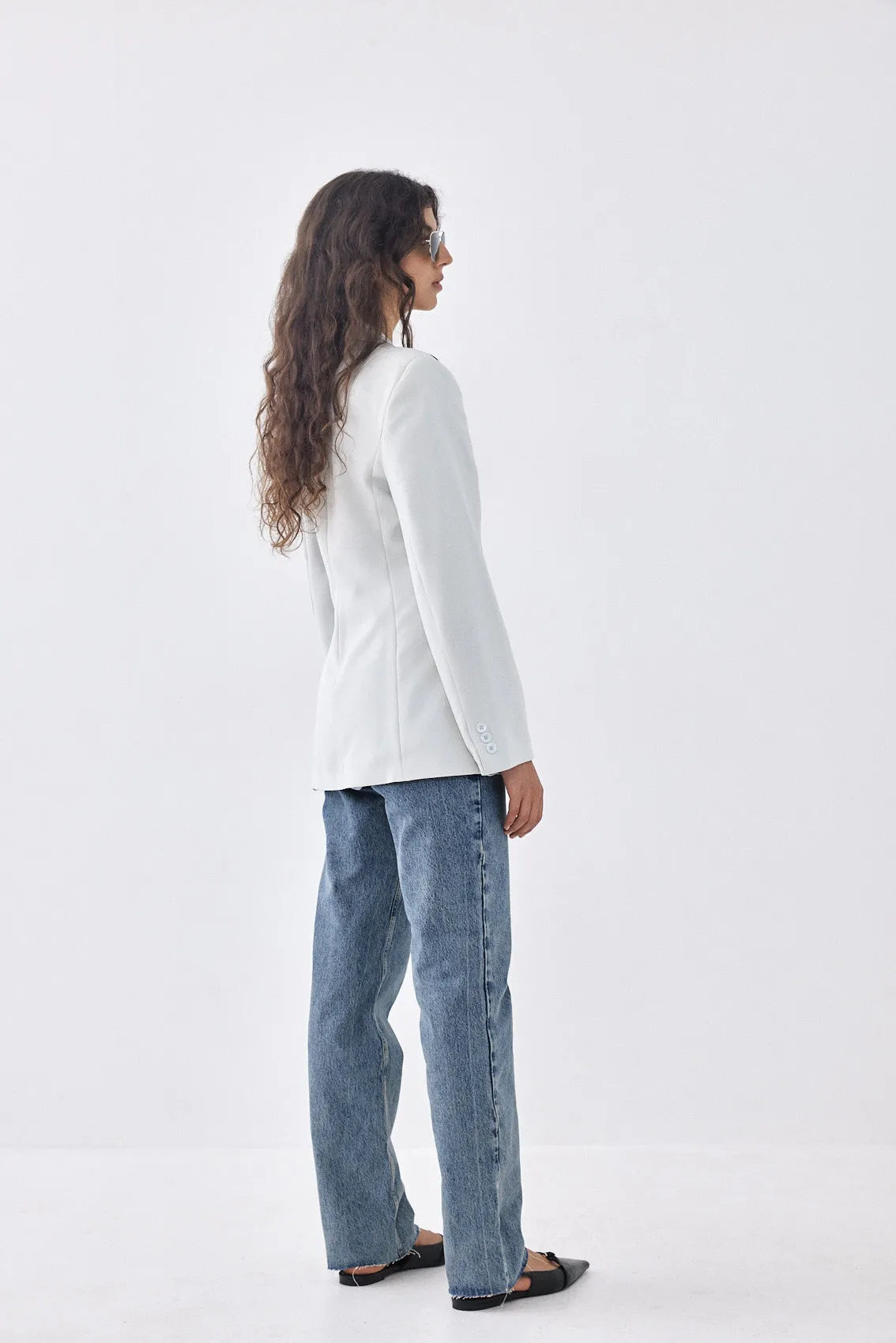 Fitted Waist Daddy Blazer sold by Dé Rococo product image thumbnail 5