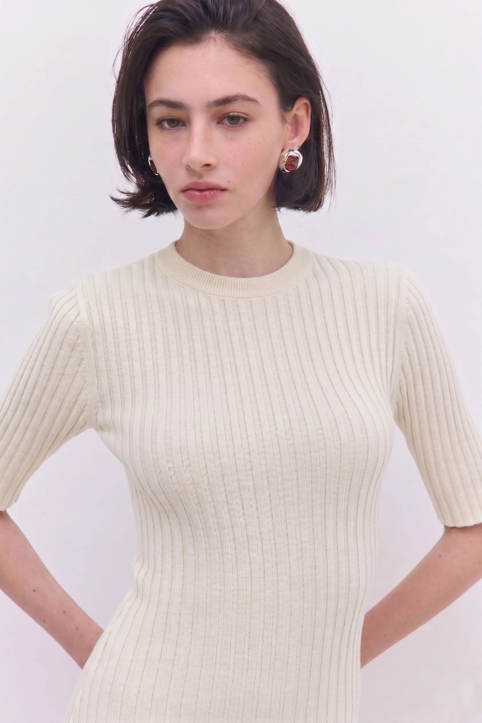 Ribbed Mini Dress sold by Dé Rococo product image thumbnail 5