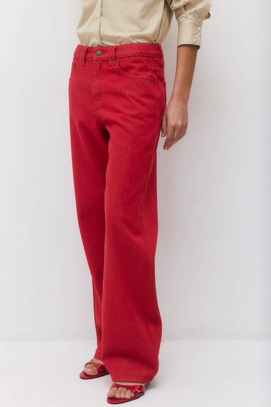Colorwash Wide Leg Pants sold by Dé Rococo product image thumbnail 5