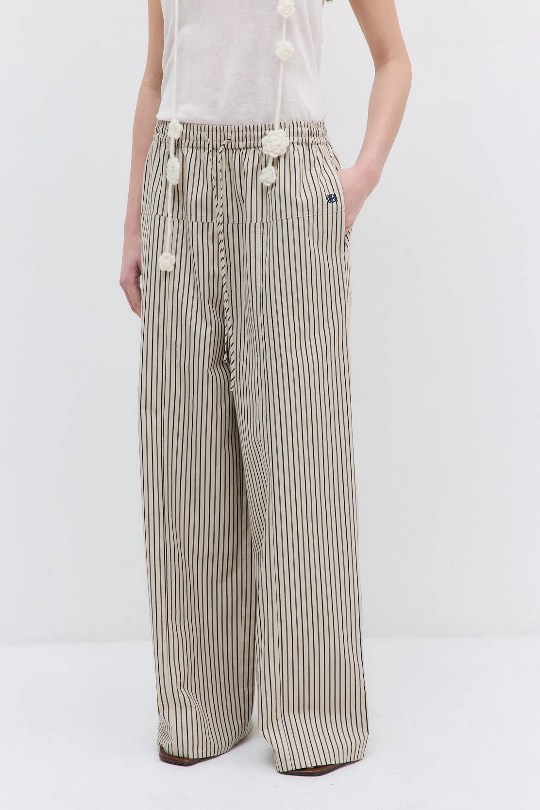 Poplin Wide Leg Pants sold by Dé Rococo product image thumbnail 2