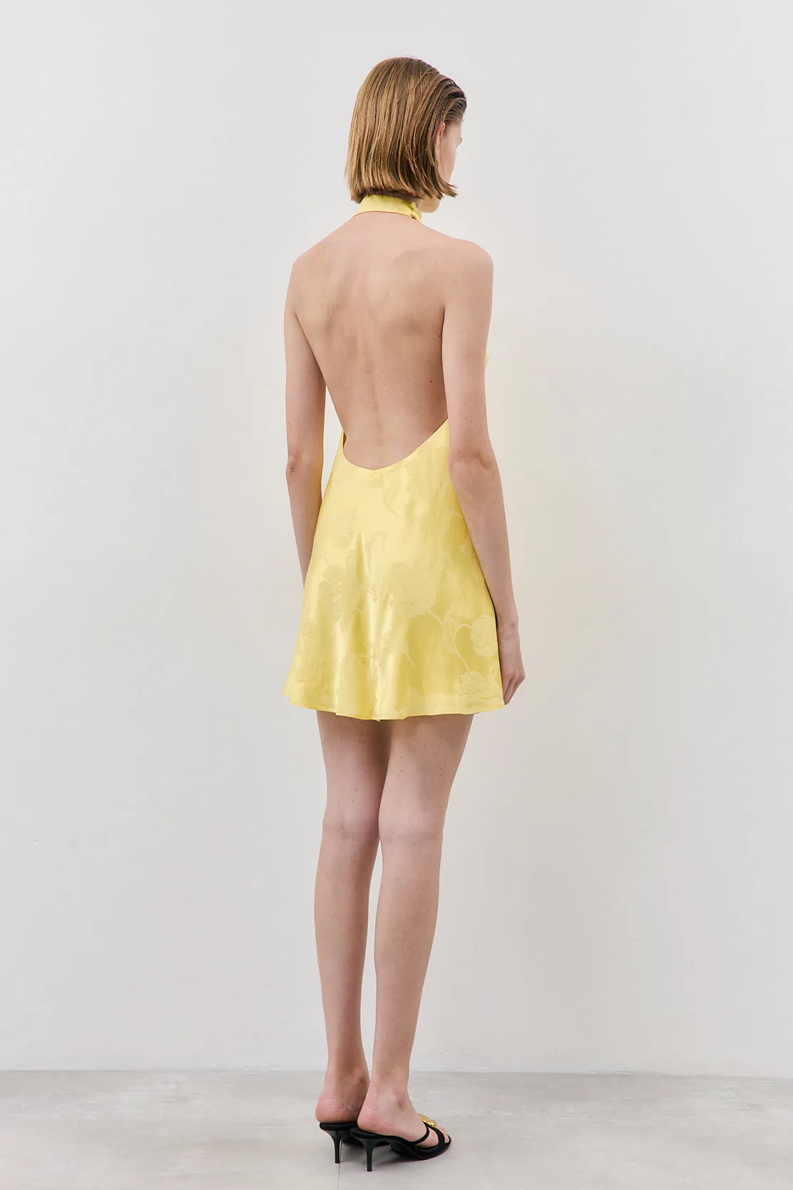 Satin Drape Mini Dress sold by Dé Rococo product image thumbnail 5
