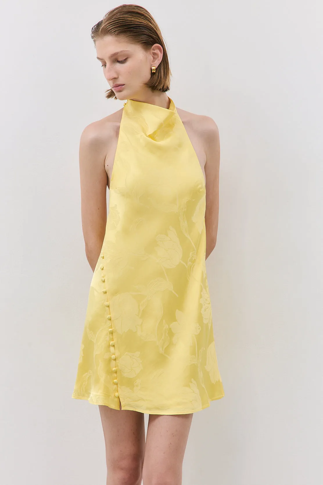 Satin Drape Mini Dress sold by Dé Rococo product image thumbnail 2