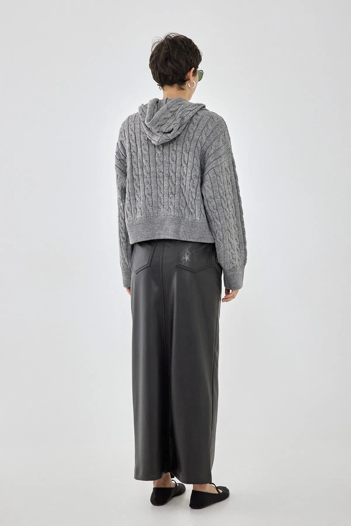 Cable-Knit Zipped Sweater sold by Dé Rococo product image thumbnail 5