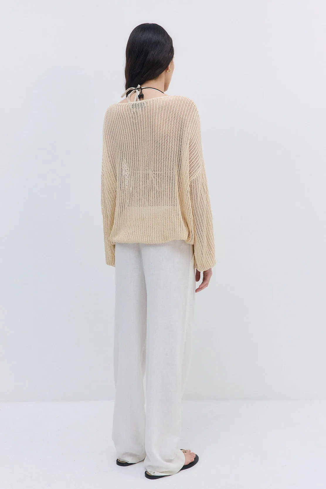 Crochet Boatneck Top sold by Dé Rococo product image thumbnail 5