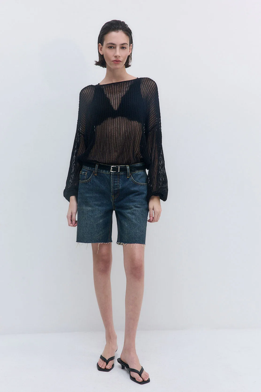 Crochet Boatneck Top sold by Dé Rococo product image thumbnail 2