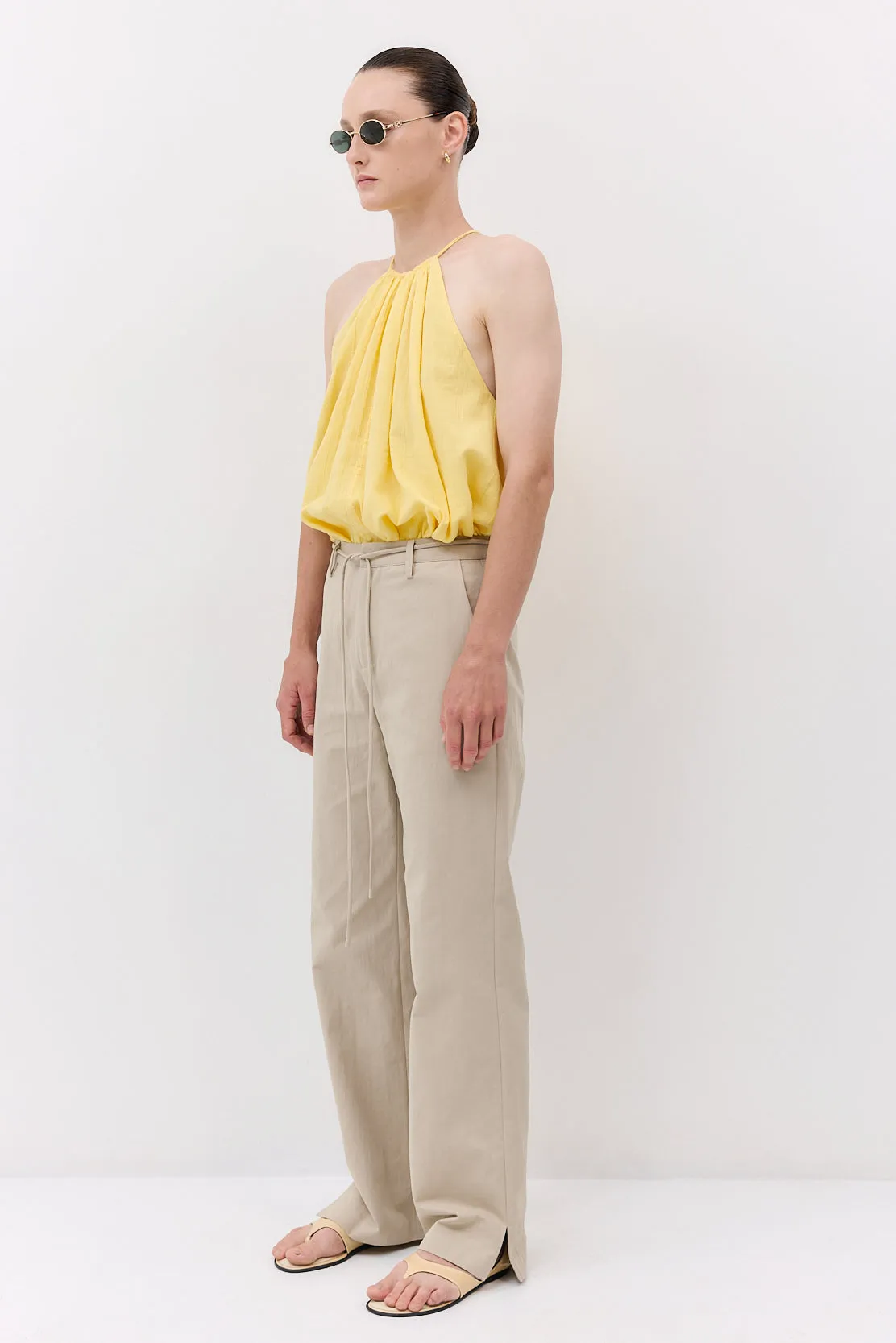Mid Waist Cotton String Pants sold by Dé Rococo product image thumbnail 3
