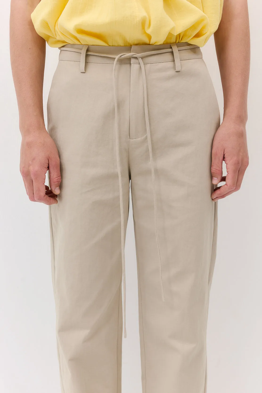Mid Waist Cotton String Pants sold by Dé Rococo product image thumbnail 5