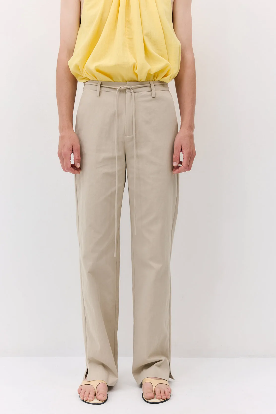 Mid Waist Cotton String Pants sold by Dé Rococo product image thumbnail 2