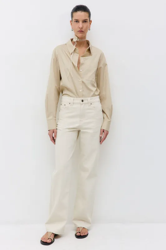 Wide Leg Drill Pants made by Dé Rococo