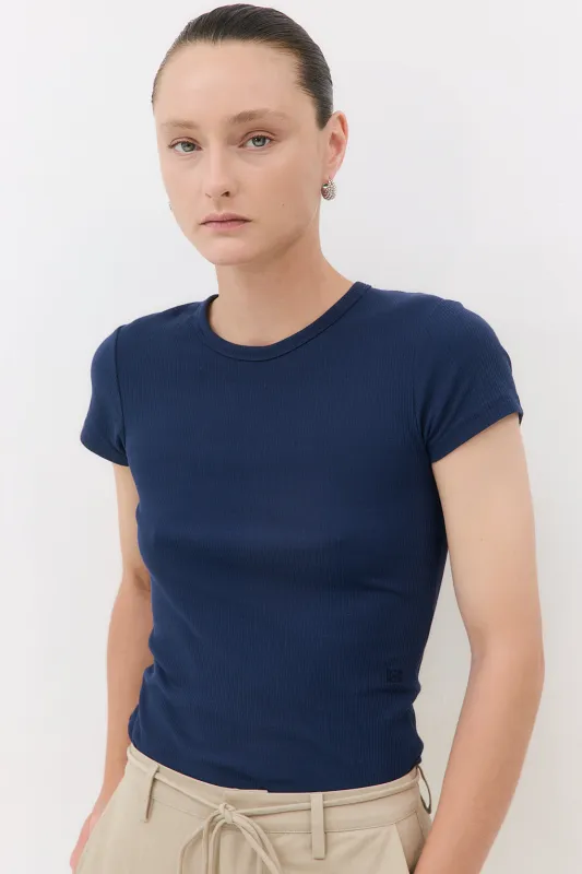 Classic Ribbed Crewneck made by Dé Rococo