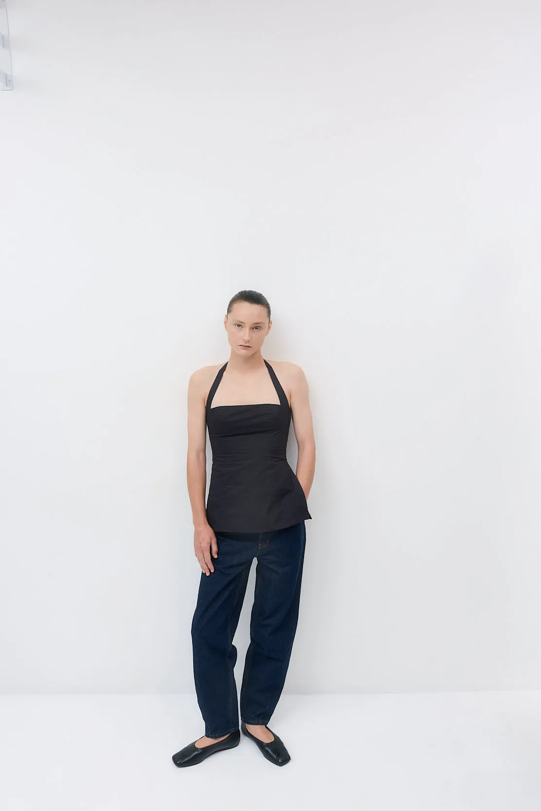 Fitted Poplin Halter Neck sold by Dé Rococo product image thumbnail 3