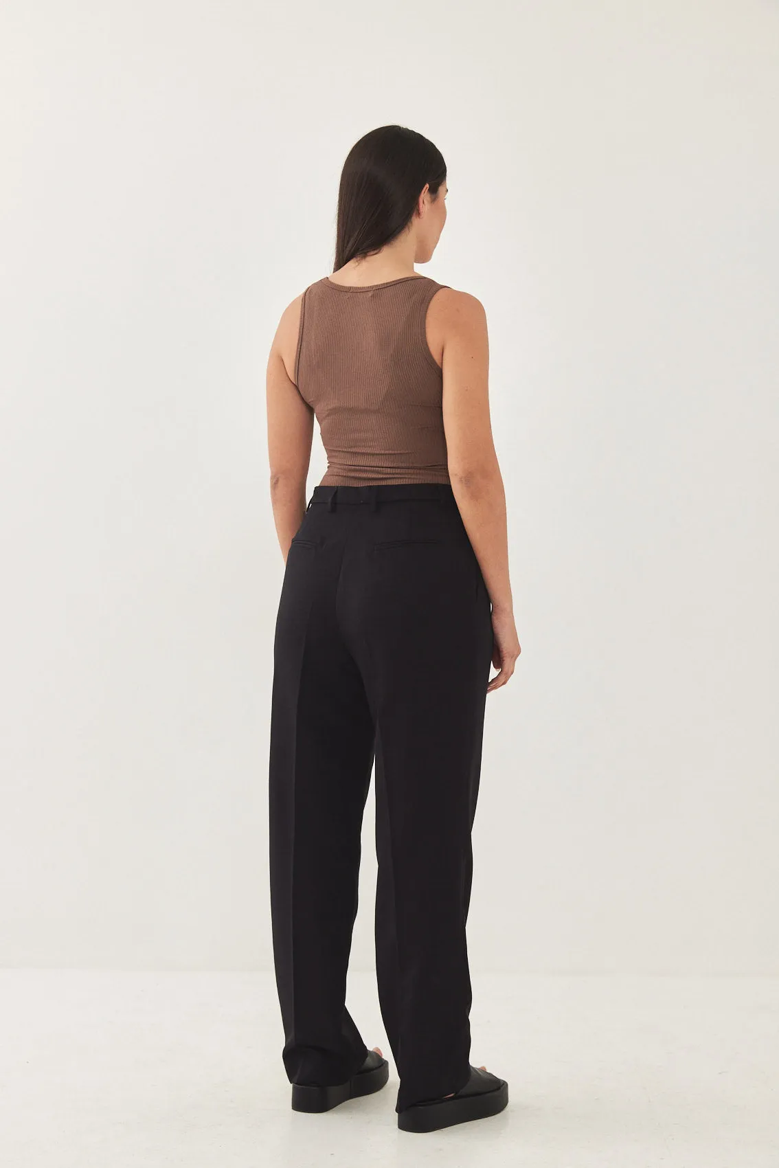 Square Neck Ribbed Tank Top sold by Dé Rococo product image thumbnail 5