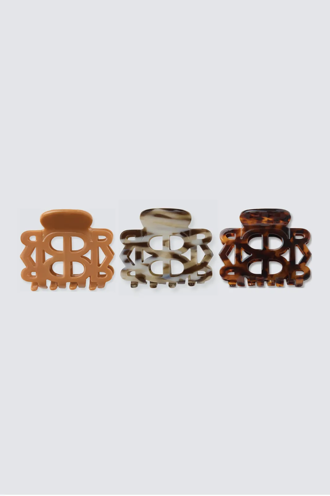 3 Piece Mini Claw Clip Set sold by Dé Rococo
