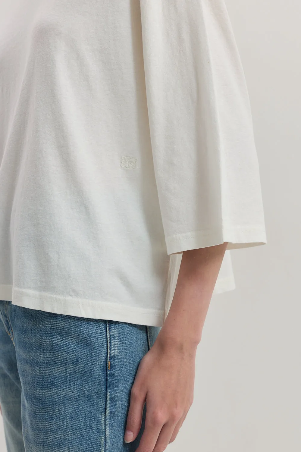 Boxy Mid Sleeve T Shirt sold by Dé Rococo product image thumbnail 5