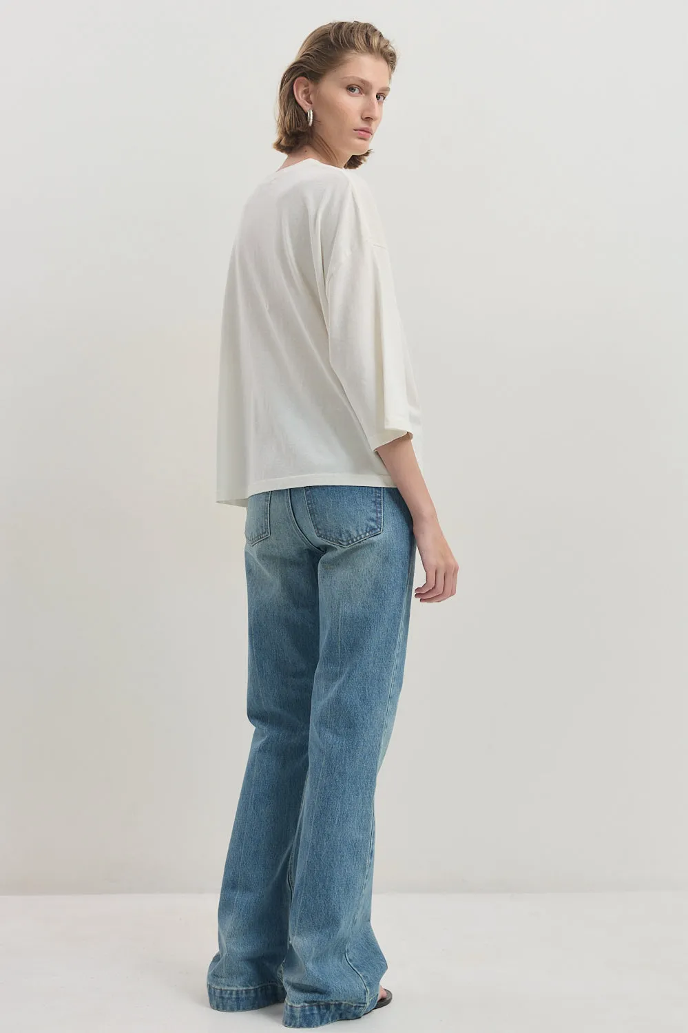 Boxy Mid Sleeve T Shirt sold by Dé Rococo product image thumbnail 4