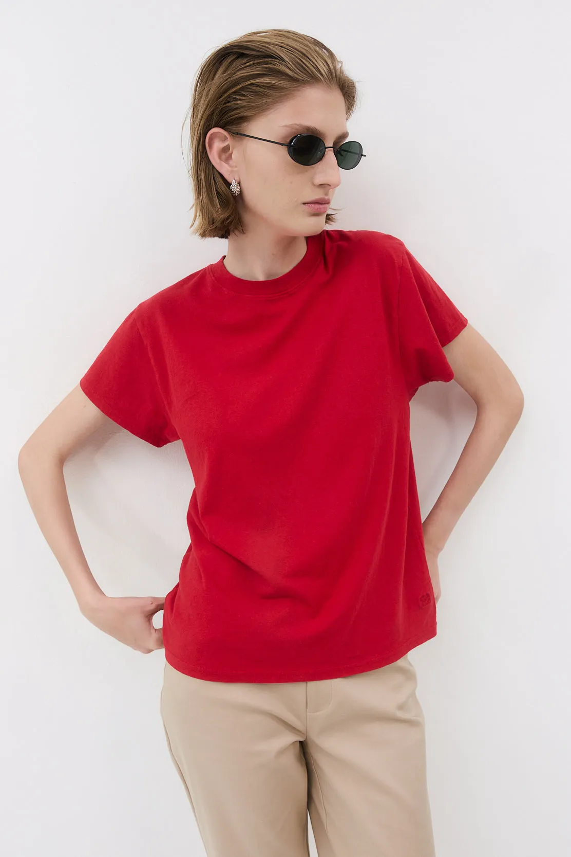 Classic Crew Neck T Shirt sold by Dé Rococo product image thumbnail 3