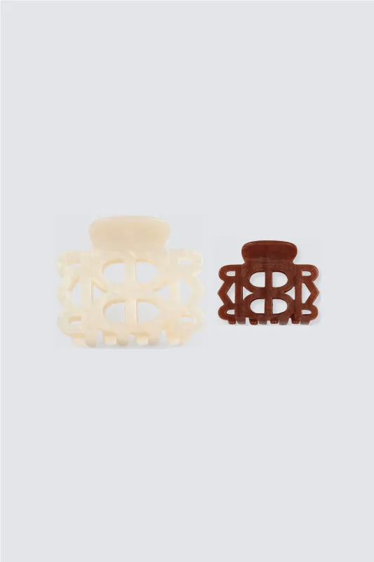 2 Pieces Claw Clip Set made by Dé Rococo