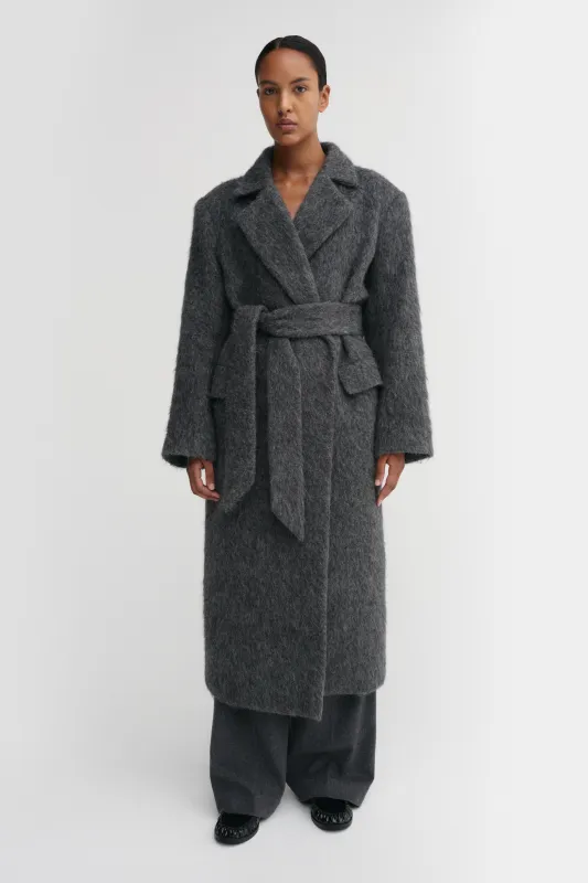 Ivy Coat, dark grey made by Almada Label
