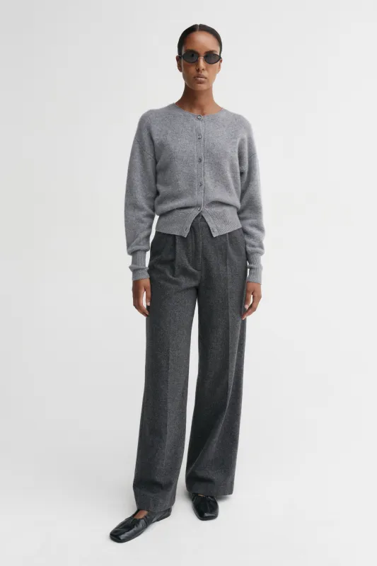 Coco Cardigan, grey made by Almada Label