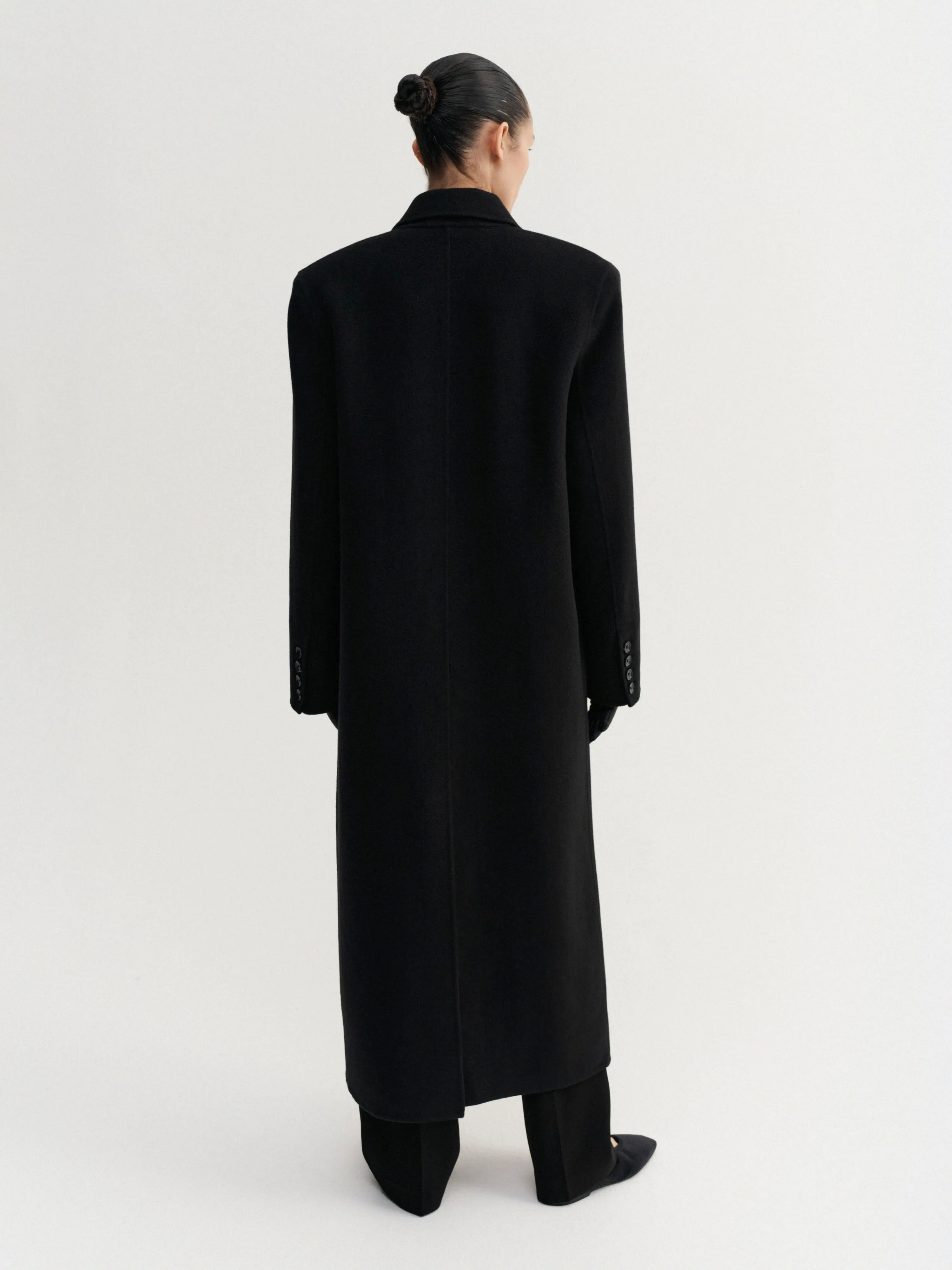 Deja Doublé Coat, black sold by Almada Label product image thumbnail 3