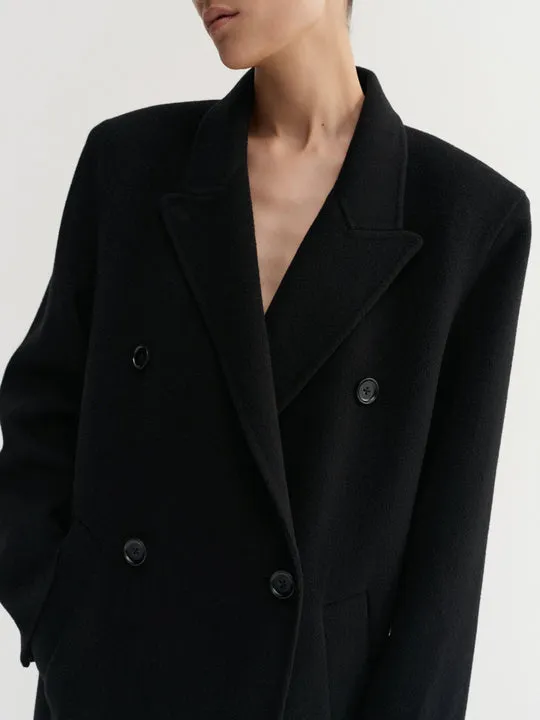 Deja Doublé Coat, black sold by Almada Label product image thumbnail 4