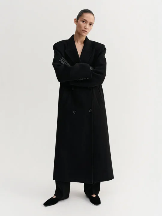 Deja Doublé Coat, black sold by Almada Label product image thumbnail 5