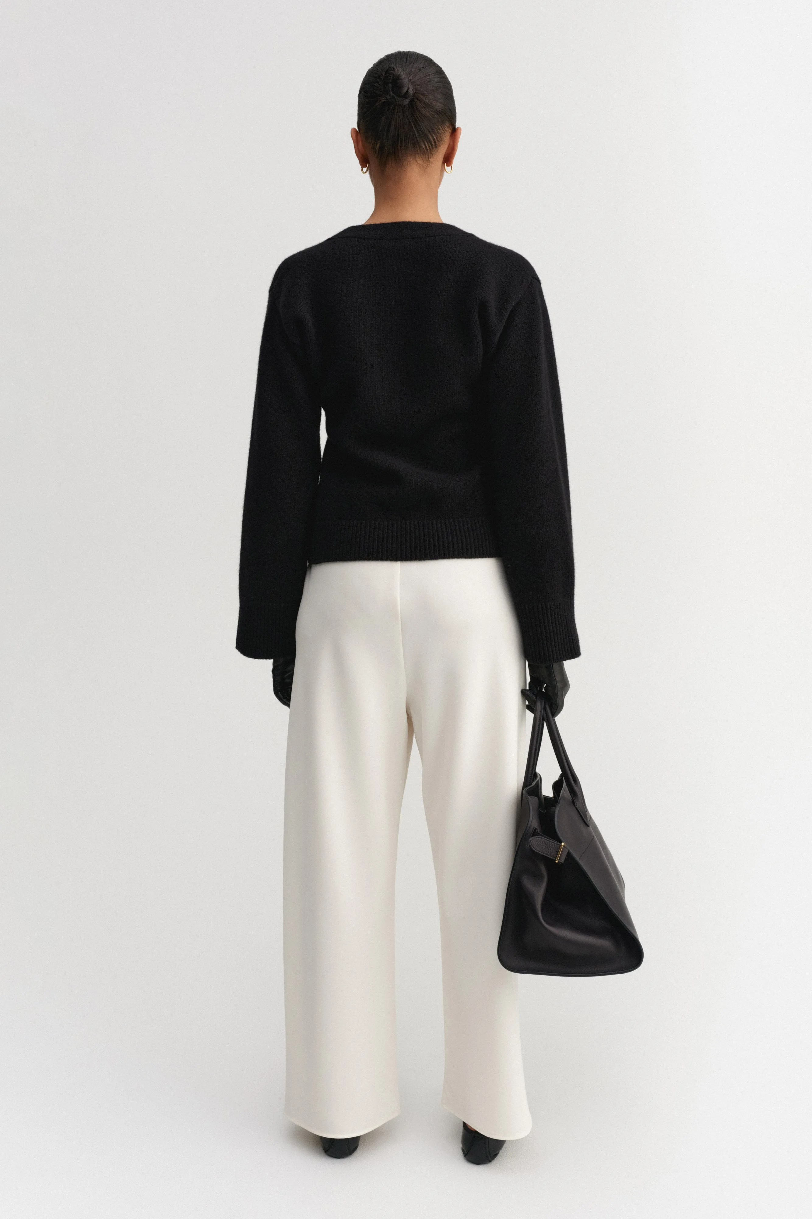 Drea Cardigan, black sold by Almada Label product image thumbnail 3