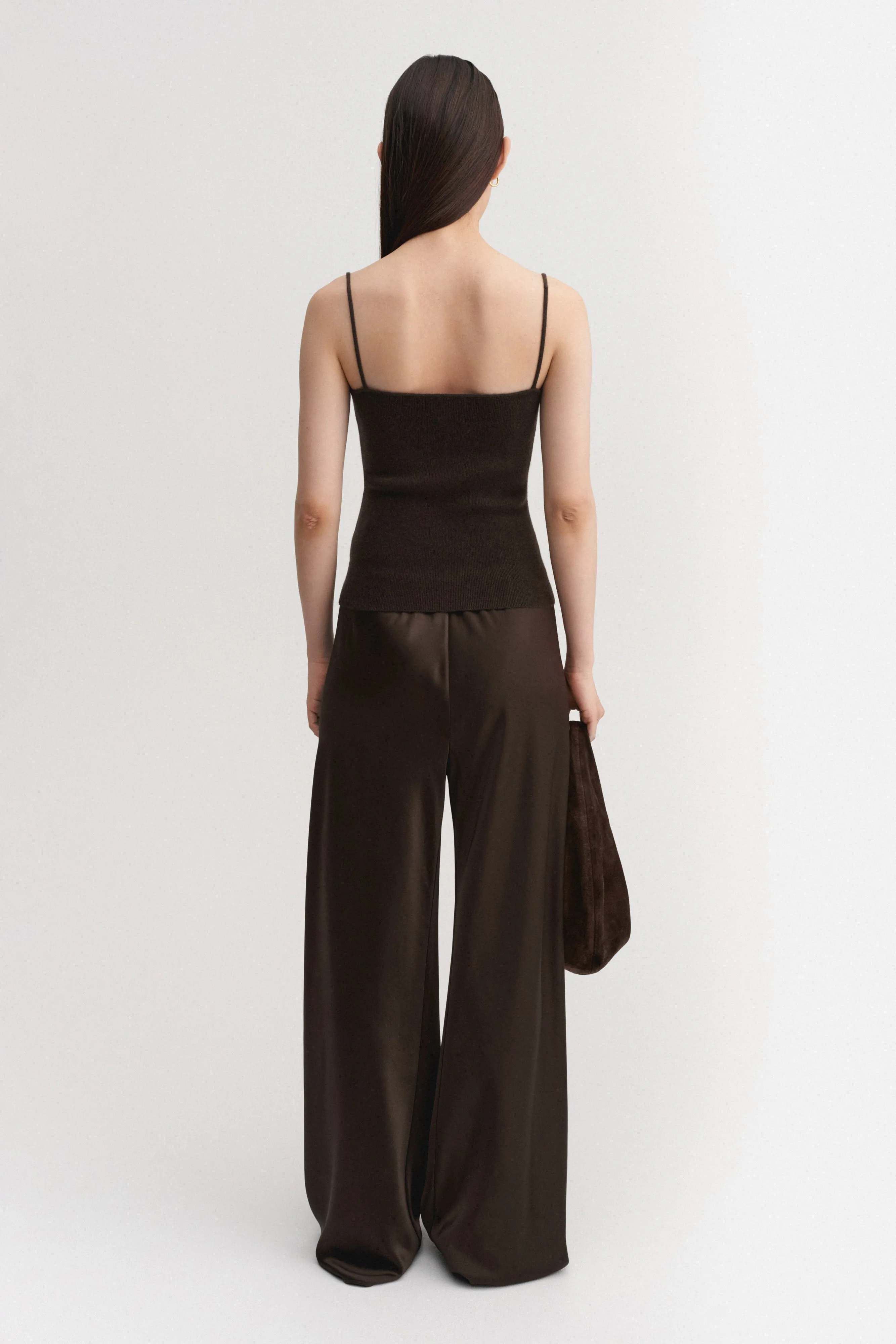 Lucy Top, chocolate sold by Almada Label product image thumbnail 3