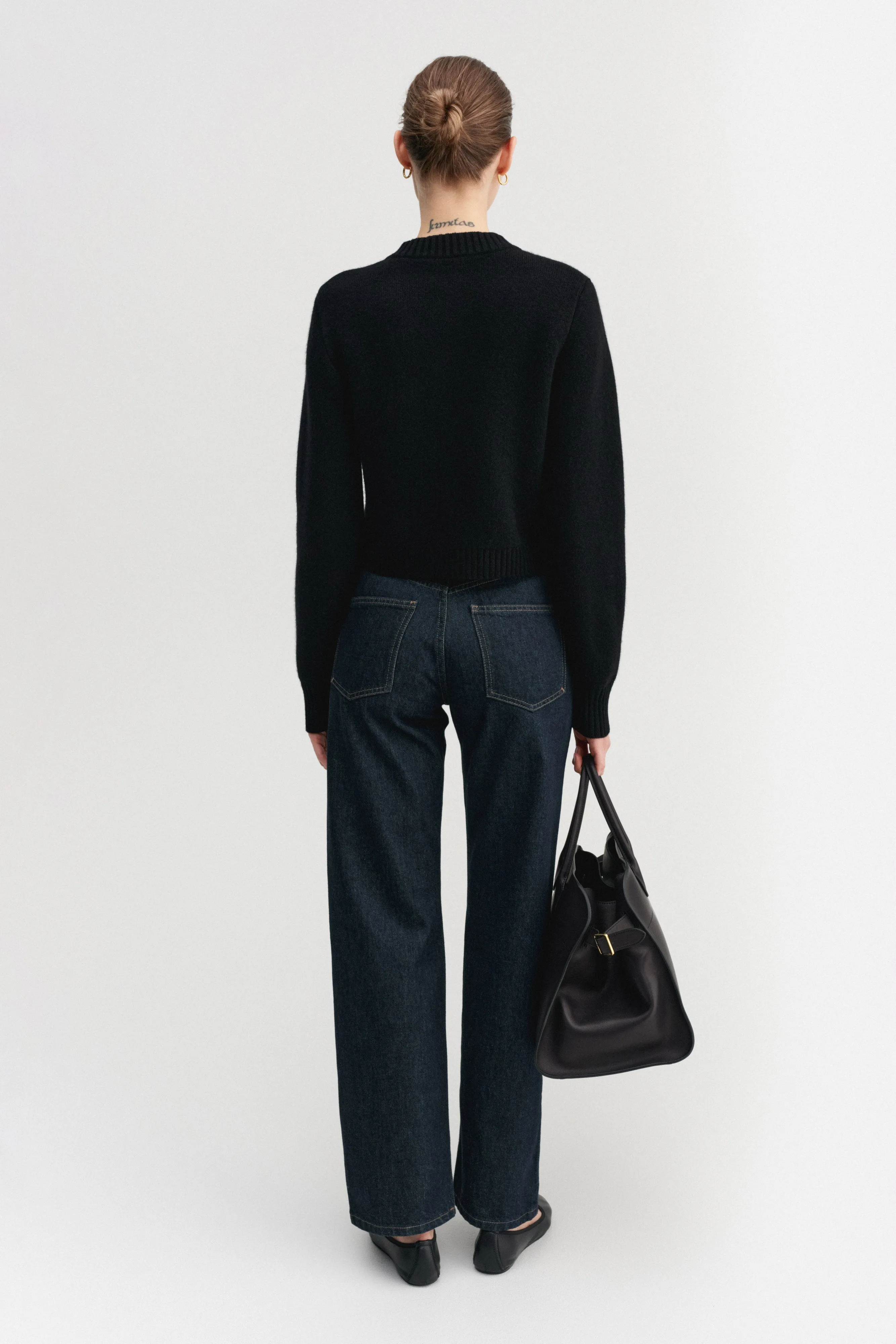 Zozo cardigan, black sold by Almada Label product image thumbnail 3