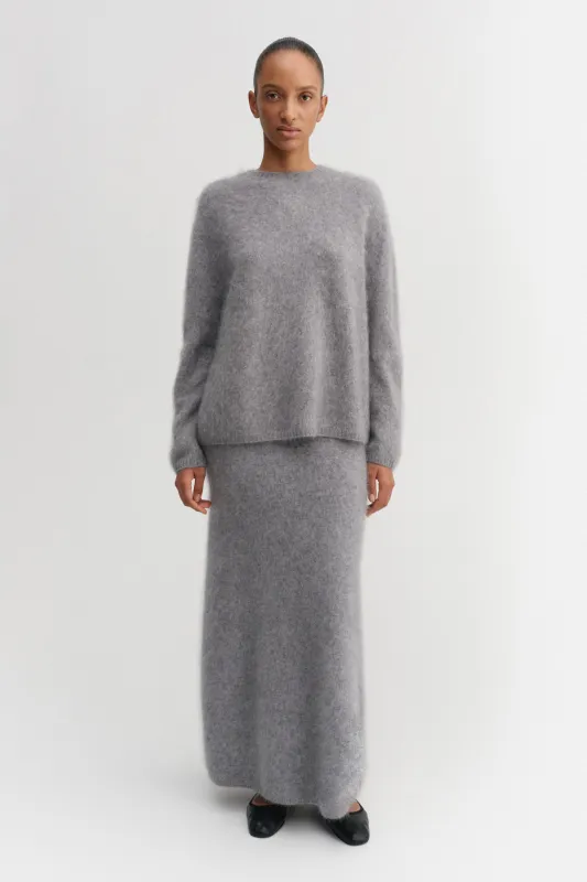 Floy Cashmere Sweater, grey made by Almada Label