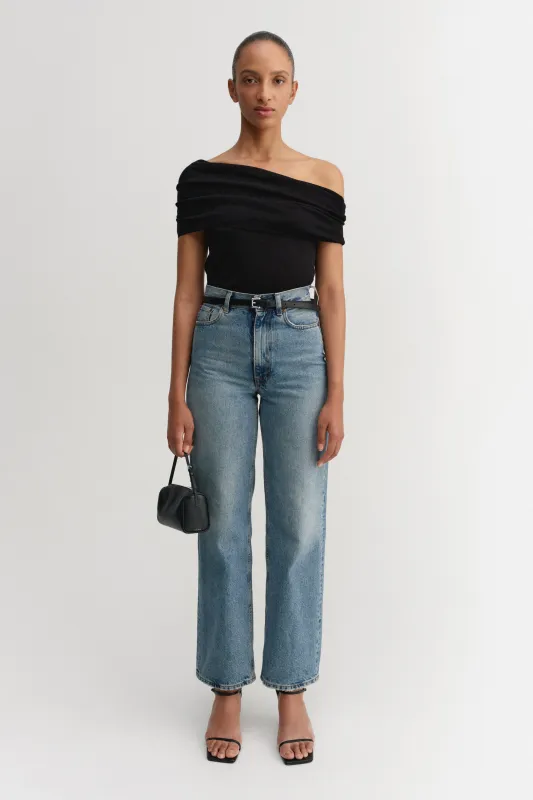 Poppy Top, black made by Almada Label