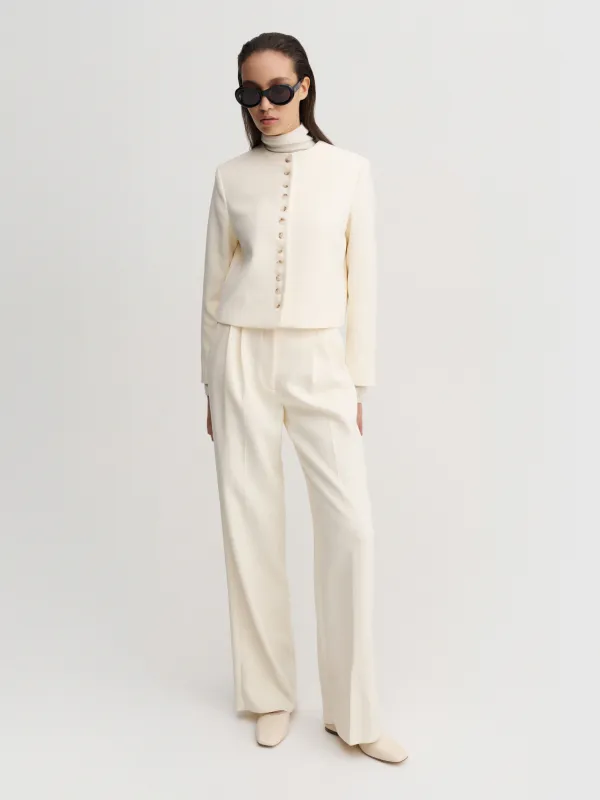 Funda Jacket, cream made by Almada Label