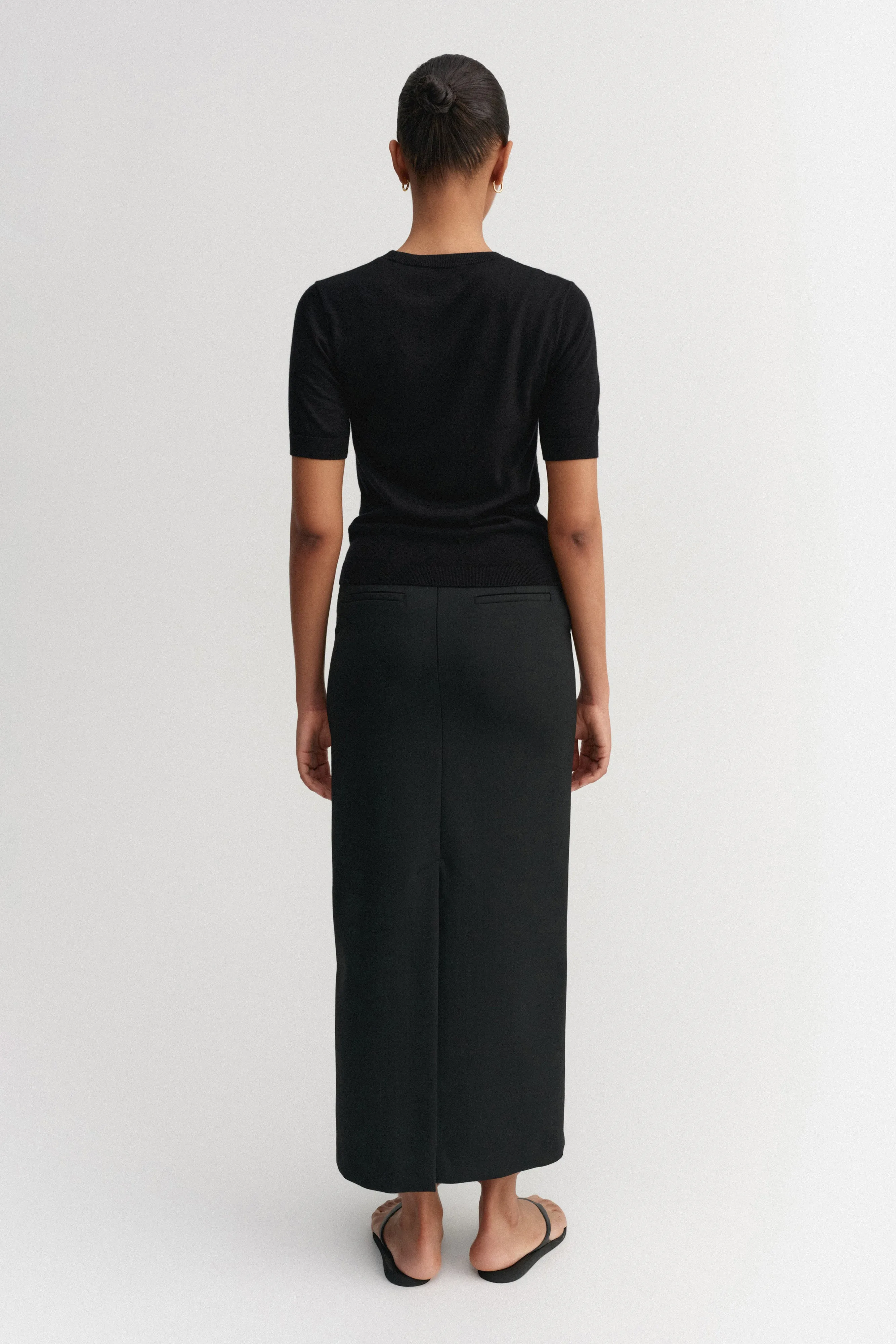 Paloma T-shirt, black sold by Almada Label product image thumbnail 3