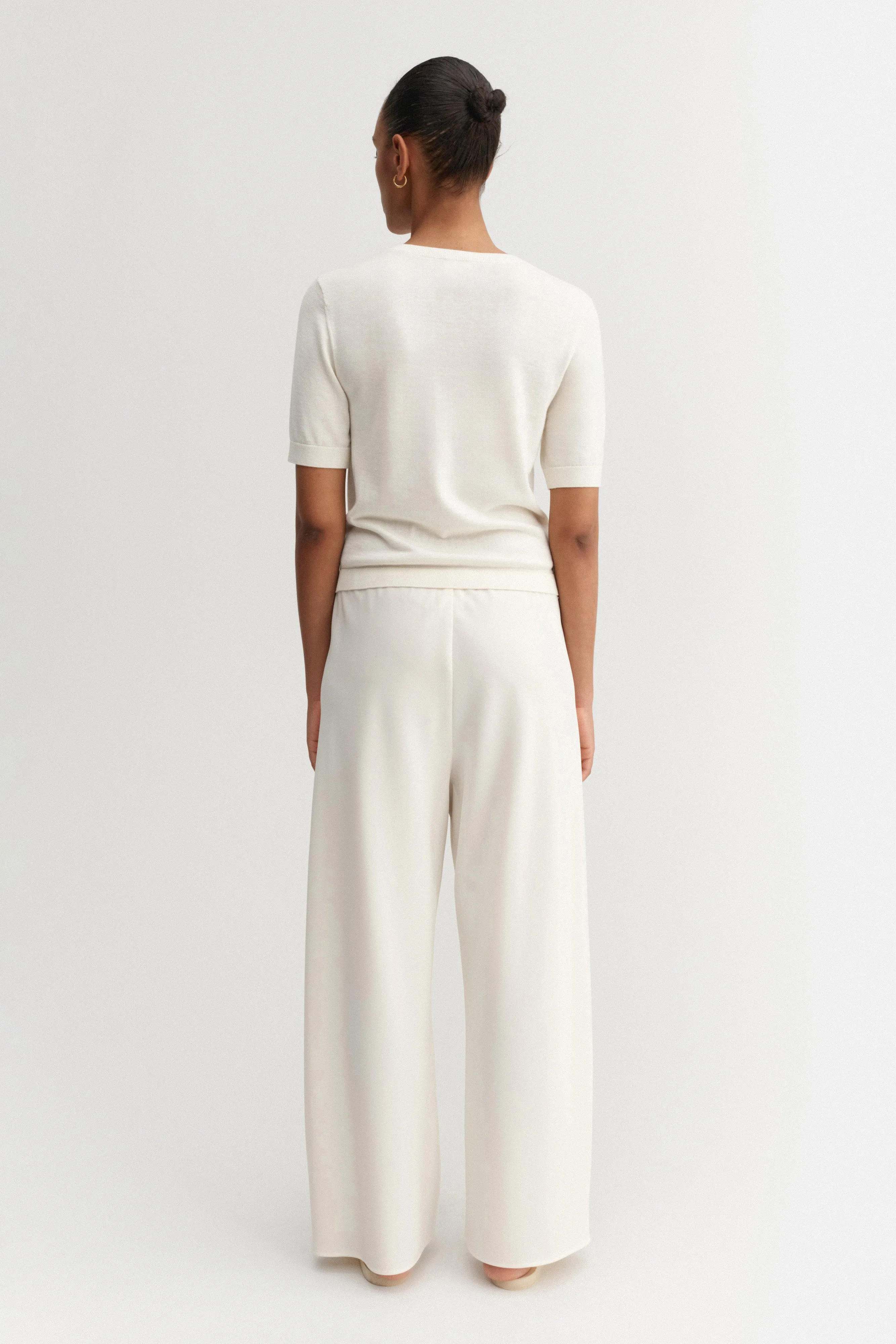 Paloma T-shirt, cream sold by Almada Label product image thumbnail 3