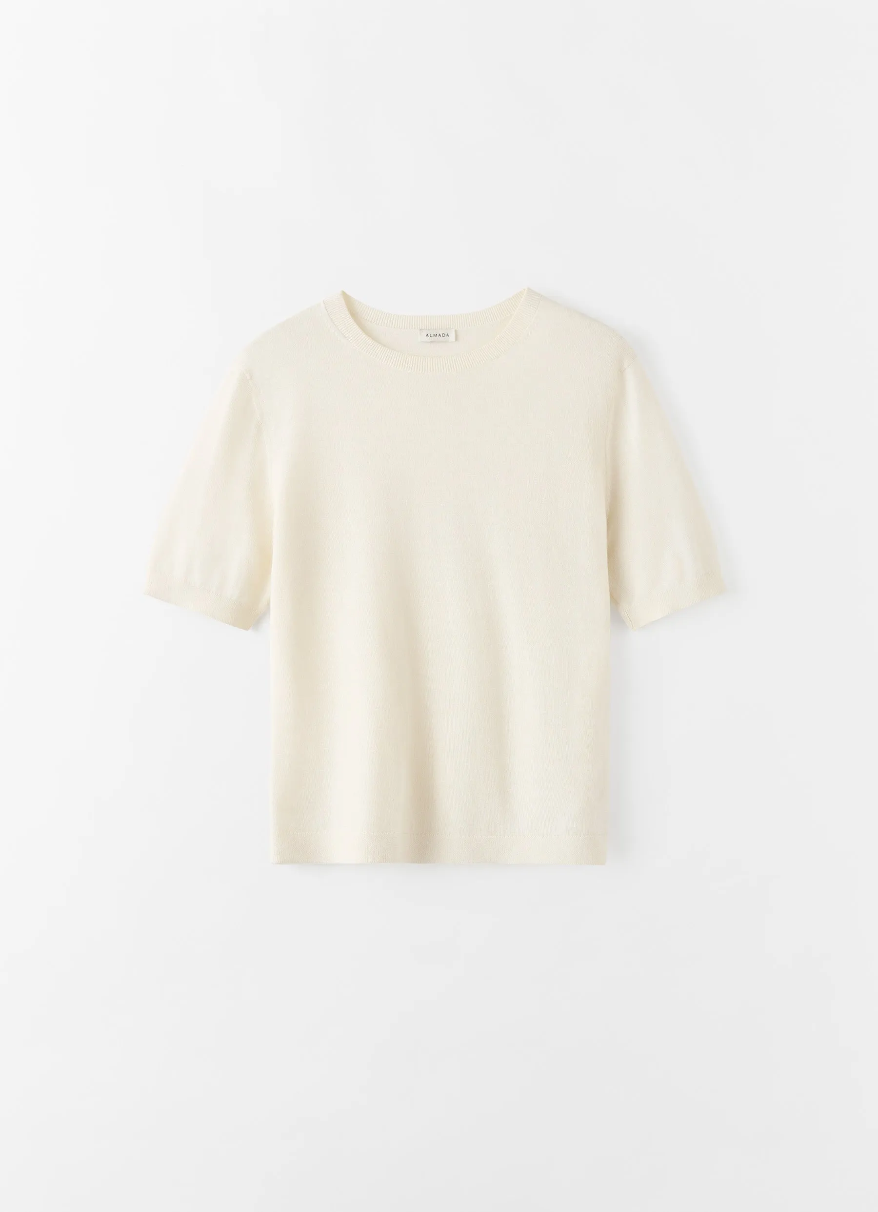 Paloma T-shirt, cream sold by Almada Label product image thumbnail 5