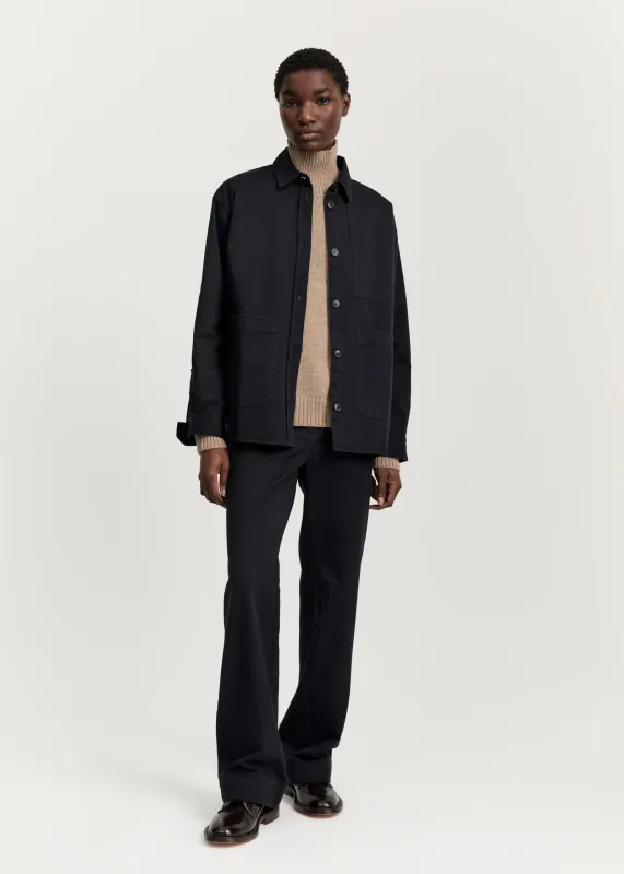 Dusty shirt | Black Navy made by aiayu
